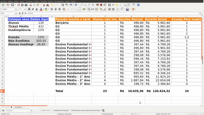 Calculadora da Evasão Escolar 2022 Calculadora da Evasão Escolar 2022